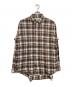 Graphpaper（グラフペーパー）の古着「Check B.D Box Shirt　GM203-50180」｜ブラウン