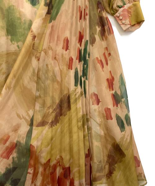 Ameri（アメリ）Ameri (アメリ) UND WILLOW PAINT DRESS　02120540530 カーキ サイズ:Mの古着・服飾アイテム