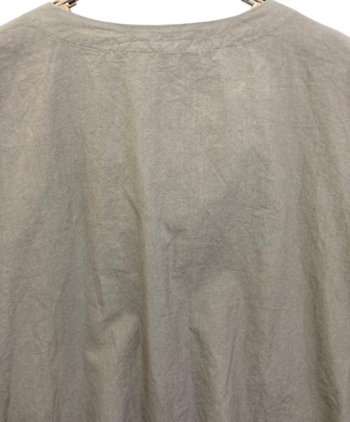 BOTTEGA VENETA（ボッテガベネタ）BOTTEGA VENETA (ボッテガベネタ) レースアップ半袖シャツ ブラウン サイズ:50の古着・服飾アイテム