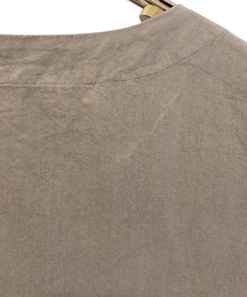 BOTTEGA VENETA（ボッテガベネタ）BOTTEGA VENETA (ボッテガベネタ) レースアップ半袖シャツ ブラウン サイズ:50の古着・服飾アイテム