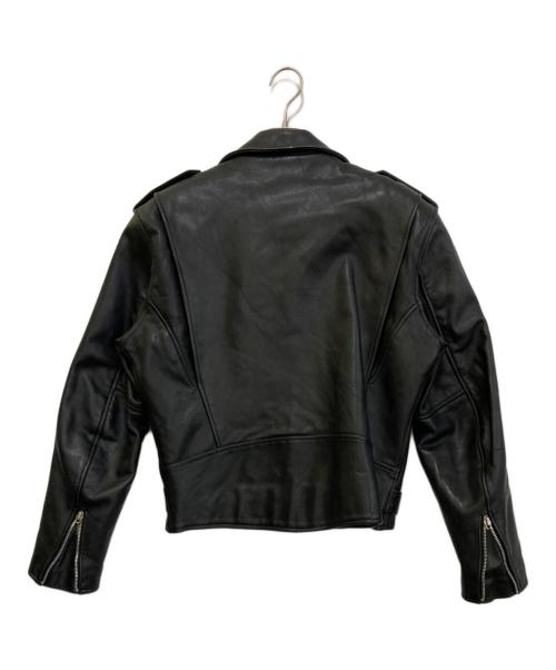 HARLEY-DAVIDSON（ハーレーダビッドソン）HARLEY-DAVIDSON (ハーレーダビッドソン) ダブルライダースジャケット ブラック サイズ:36の古着・服飾アイテム