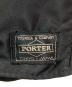 中古・古着 PORTER (ポーター) ショルダーバッグ ブラック：8000円