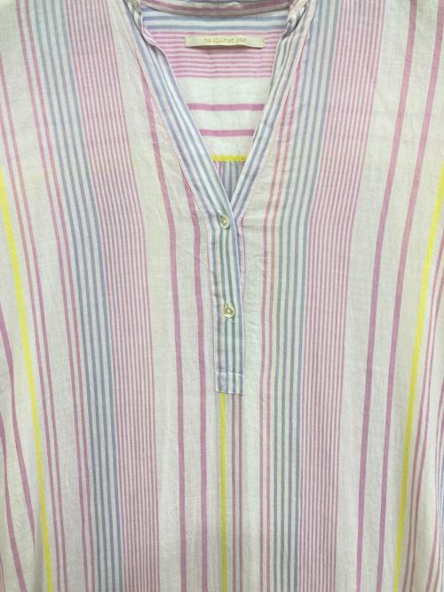 ne quittez pas（ヌキテパ）ne quittez pas (ヌキテパ) ストライプワンピース ピンク サイズ:-の古着・服飾アイテム