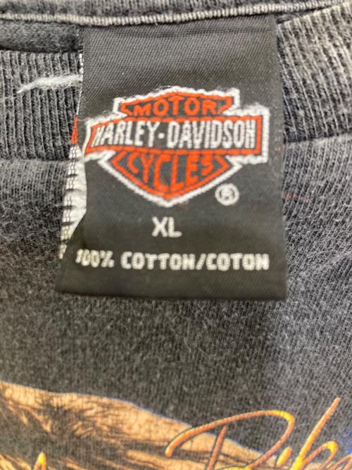HARLEY-DAVIDSON（ハーレーダビッドソン）HARLEY-DAVIDSON (ハーレーダビッドソン) イーグルプリントカットソー グレー サイズ:XLの古着・服飾アイテム