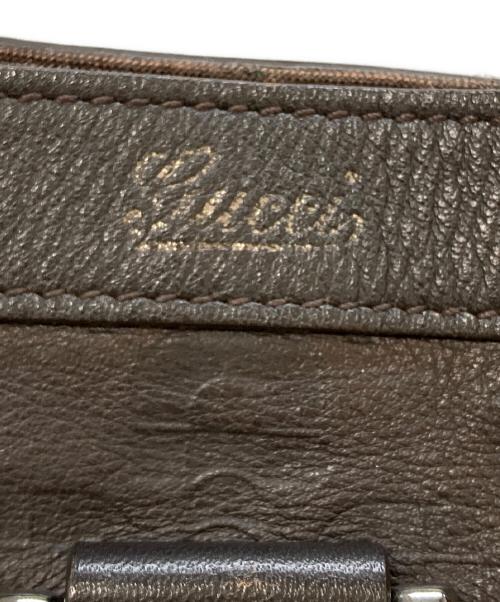 GUCCI（グッチ）GUCCI (グッチ) ホースビット柄ハンドバッグ　293580 ブラックの古着・服飾アイテム