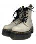 Dr.Martens（ドクターマーチン）の古着「AUDRICK8ホールブーツ」｜グレー