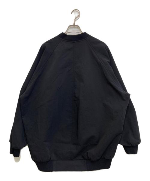 Noble（ノーブル）Noble (ノーブル) ハイツイストダブルクロスMA-1ブルゾン ネイビー サイズ:38 未使用品の古着・服飾アイテム