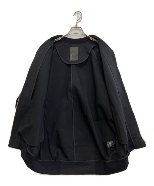 Noble（ノーブル）Noble (ノーブル) ハイツイストダブルクロスMA-1ブルゾン ネイビー サイズ:38 未使用品の古着・服飾アイテム