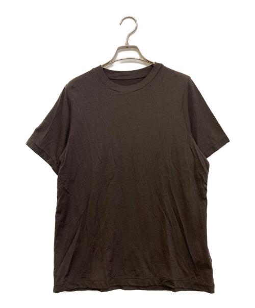 DEUXIEME CLASSE（ドゥーズィエム クラス）DEUXIEME CLASSE (ドゥーズィエム クラス) Primewool jersey Tシャツ ブラウン サイズ:不明(実寸をご参考下さい)の古着・服飾アイテム