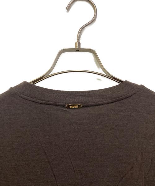 DEUXIEME CLASSE（ドゥーズィエム クラス）DEUXIEME CLASSE (ドゥーズィエム クラス) Primewool jersey Tシャツ ブラウン サイズ:不明(実寸をご参考下さい)の古着・服飾アイテム