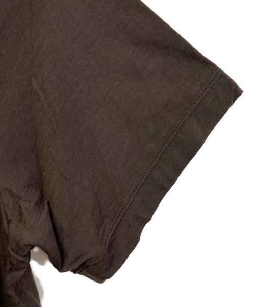 DEUXIEME CLASSE（ドゥーズィエム クラス）DEUXIEME CLASSE (ドゥーズィエム クラス) Primewool jersey Tシャツ ブラウン サイズ:不明(実寸をご参考下さい)の古着・服飾アイテム