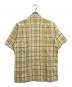 BURBERRY LONDON (バーバリーロンドン) リネンチェックシャツ イエロー サイズ:L：5000円