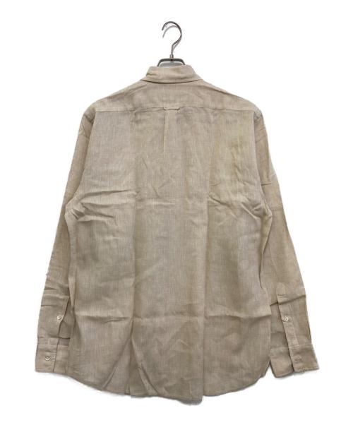 BURBERRY LONDON（バーバリーロンドン）BURBERRY LONDON (バーバリーロンドン) リネンシャツ ベージュ サイズ:Mの古着・服飾アイテム