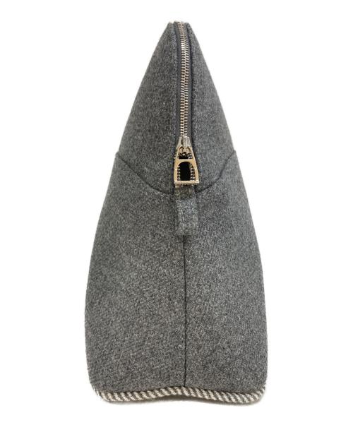 HERMES（エルメス）HERMES (エルメス) ボリードポーチ（アニモー・ナッテ）　H103834M 03 グレーの古着・服飾アイテム