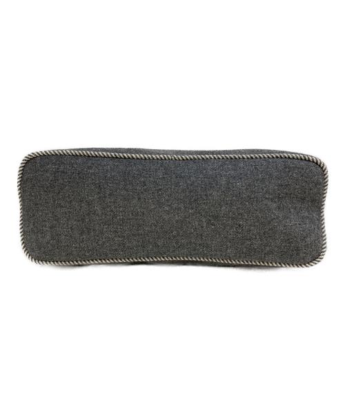 HERMES（エルメス）HERMES (エルメス) ボリードポーチ（アニモー・ナッテ）　H103834M 03 グレーの古着・服飾アイテム