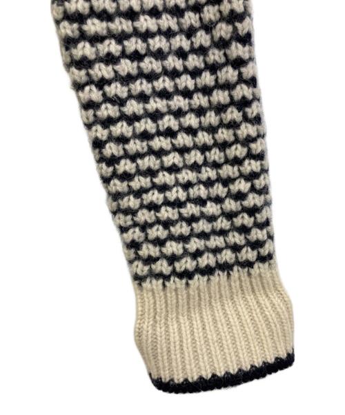 BONCOURA（ボンクラ）BONCOURA (ボンクラ) ポップコーンセーター シェットランド/Popcorn Sweater Shetland Wool ネイビー サイズ:38の古着・服飾アイテム
