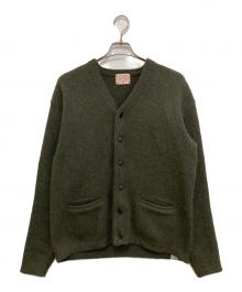 BONCOURA（ボンクラ）の古着「Alpaca Mohair Cardigan」｜グリーン