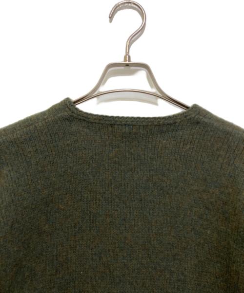 BONCOURA（ボンクラ）BONCOURA (ボンクラ) Alpaca Mohair Cardigan グリーン サイズ:36の古着・服飾アイテム