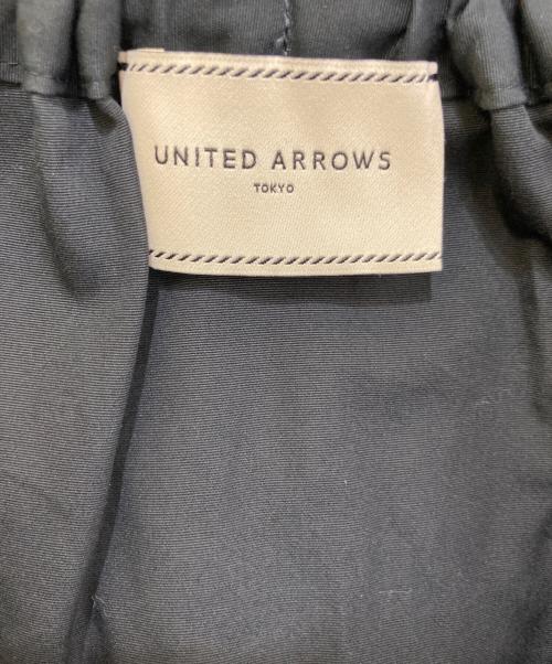 UNITED ARROWS TOKYO（ユナイテッドアローズトウキョウ）UNITED ARROWS TOKYO (ユナイテッドアローズトウキョウ) ギャザーフリル リボン ブラウス ブラック サイズ:38の古着・服飾アイテム