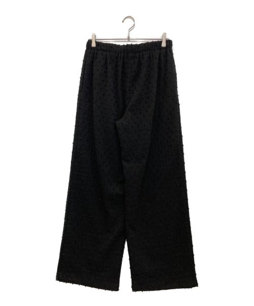 Spick and Span（スピック＆スパン）Spick and Span (スピック＆スパン) ドットジャガードイージーパンツ ブラック サイズ:38の古着・服飾アイテム