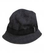 GUCCIグッチ）の古着「GGキャンバスハット　023441」｜ブラック