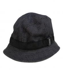 GUCCI（グッチ）の古着「GGキャンバスハット　023441」｜ブラック