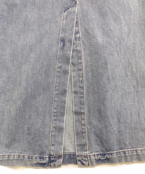 DIESEL（ディーゼル）DIESEL (ディーゼル) ロングデニムスカート ブルー サイズ:23の古着・服飾アイテム