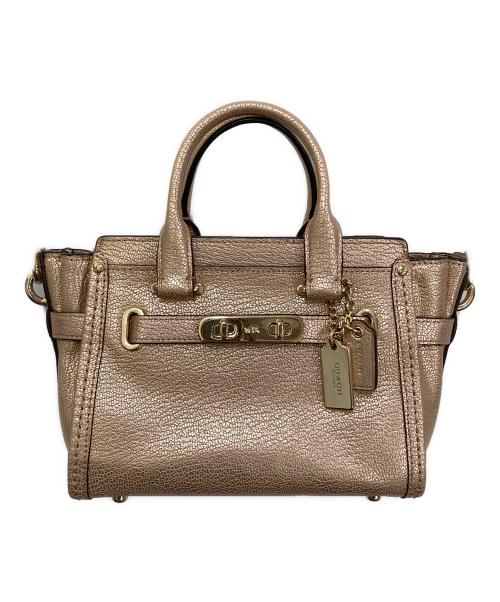 COACH（コーチ）COACH (コーチ) スワッガー ハンドバッグ　35990　 ピンクの古着・服飾アイテム