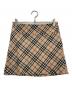 BURBERRY BLUE LABEL（バーバリー ブルー レーベル）の古着「ノヴァチェックスカート」｜ベージュ