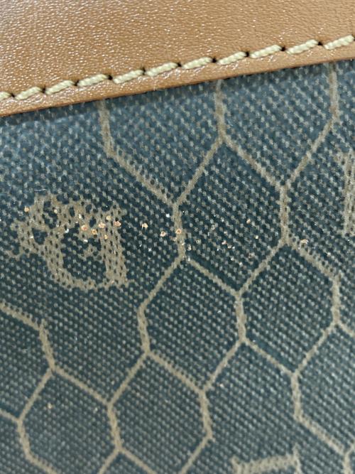 Christian Dior（クリスチャン ディオール）Christian Dior (クリスチャン ディオール) OLDハニカム柄ボストンバッグ ブラウンの古着・服飾アイテム