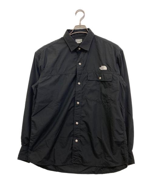 THE NORTH FACE（ザ ノース フェイス）THE NORTH FACE (ザ ノース フェイス) Nuptse Shirt　NR11961 ブラック サイズ:Lの古着・服飾アイテム