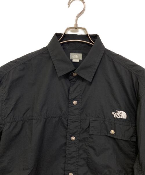 THE NORTH FACE（ザ ノース フェイス）THE NORTH FACE (ザ ノース フェイス) Nuptse Shirt　NR11961 ブラック サイズ:Lの古着・服飾アイテム