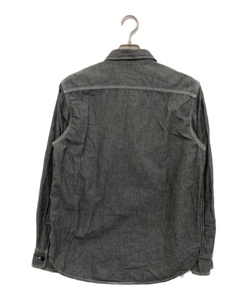 stussy（ステューシー）stussy (ステューシー) LEVI'S (リーバイス) シャンブレーシャツ グレー サイズ:Mの古着・服飾アイテム