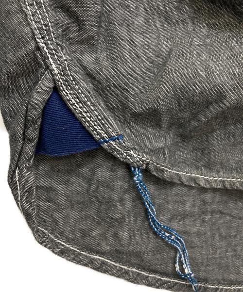 stussy（ステューシー）stussy (ステューシー) LEVI'S (リーバイス) シャンブレーシャツ グレー サイズ:Mの古着・服飾アイテム