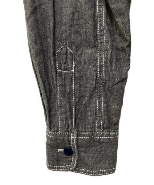 stussy（ステューシー）stussy (ステューシー) LEVI'S (リーバイス) シャンブレーシャツ グレー サイズ:Mの古着・服飾アイテム