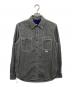 stussy（ステューシー）の古着「シャンブレーシャツ」｜グレー