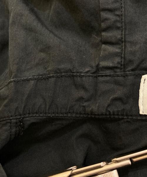 STONE ISLAND（ストーンアイランド）STONE ISLAND (ストーンアイランド) GARMENT DYED COTTON NYLON HOODED SHIRT　721512408 ブラック サイズ:Sの古着・服飾アイテム