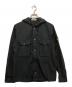 STONE ISLAND（ストーンアイランド）の古着「GARMENT DYED COTTON NYLON HOODED SHIRT　721512408」｜ブラック