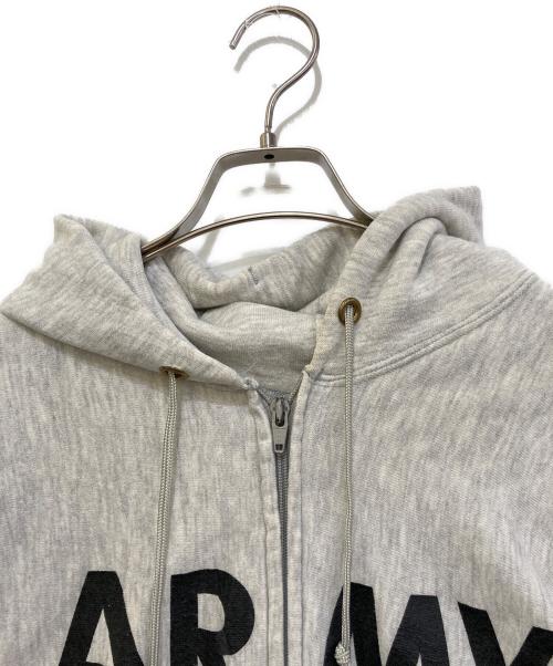 Champion（チャンピオン）Champion (チャンピオン) ARMYプリントパーカー グレー サイズ:Mの古着・服飾アイテム