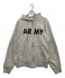 Champion（チャンピオン）の古着「ARMYプリントパーカー」｜グレー