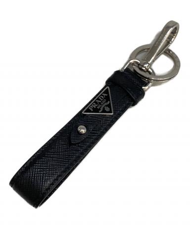 【美品】 ★3F148 プラダ キーリング サフィアーノ 三角ロゴ 2PP68T 中古・古着通販】PRADA (プラダ) サフィアーノレザー キーリング