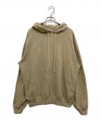 AURALEEオーラリー）の古着「SUPER SOFT SWEAT BIG P/O PARKA　A9SP01GU」｜ベージュ