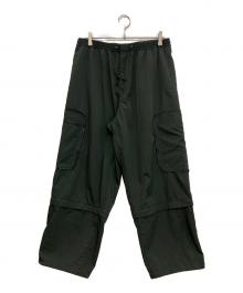 RAJABROOKE（ラジャブルック）の古着「PACKABLE OVER PANTS」｜グリーン