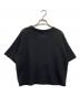 MM6 Maison Margiela (エムエムシックスメゾンマルジェラ) ワイドクロップドロゴTシャツ　S32GU0133 ブラック サイズ:S：12000円