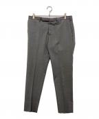INCOTEXインコテックス）の古着「SLIM FIT SUPER100'sウールトロピカルソリッド1プリーツテーパードパンツ」｜グレー