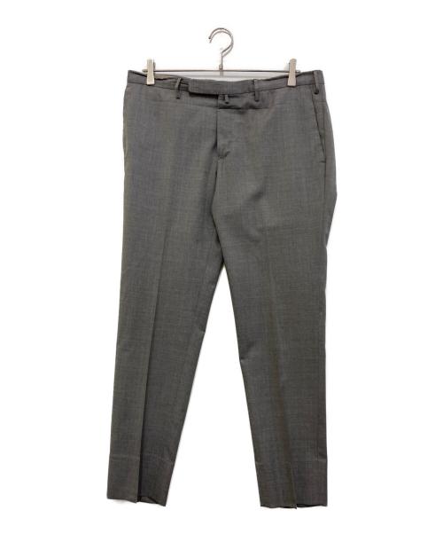 INCOTEX（インコテックス）INCOTEX (インコテックス) SLIM FIT SUPER100'sウールトロピカルソリッド1プリーツテーパードパンツ グレー サイズ:50の古着・服飾アイテム