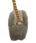 ANYA HINDMARCH (アニヤ・ハインドマーチ) Cross Body Eyes in Shearling with Eco Leather グレー：25000円