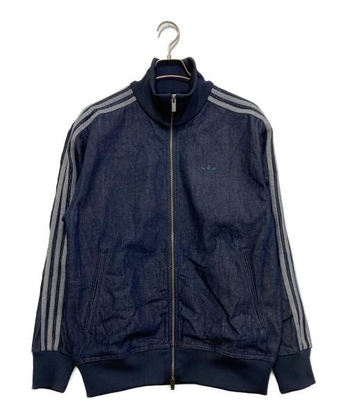 adidas（アディダス）adidas (アディダス) デニム ファイヤーバード トラックトップ インディゴ サイズ:Lの古着・服飾アイテム