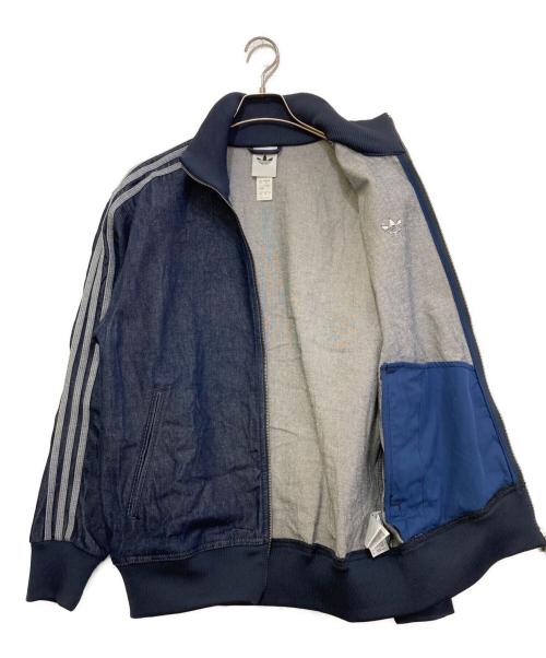 adidas（アディダス）adidas (アディダス) デニム ファイヤーバード トラックトップ インディゴ サイズ:Lの古着・服飾アイテム