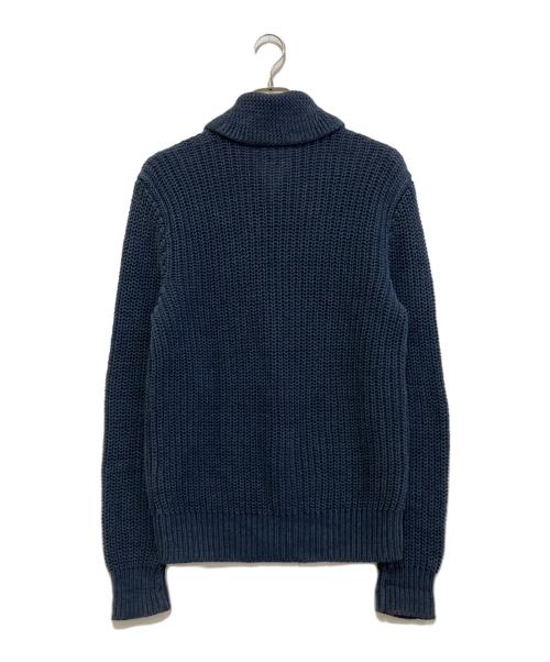POLO RALPH LAUREN（ポロ・ラルフローレン）POLO RALPH LAUREN (ポロ・ラルフローレン) リネントグルニット ネイビー サイズ:Mの古着・服飾アイテム